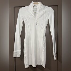 Lululemon Athletica White Long Sleeve Dress